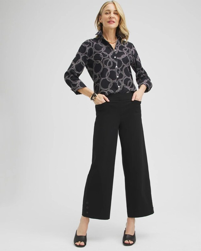 Brigitte Grommet Wide Leg Pants - image 2